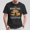 Cool Kayak For Women Girls Kayaker Canoe Kayaking Paddle Oar T-Shirt Unique Gifts
