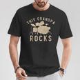 Dieser Opa Rockt Trommzeuger Drummer Musik Drum Kit T-Shirt Unique Gifts