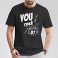 Drum Kit Drummer 81 Years 81st Birthday Men Women T-Shirt Unique Gifts Drum Kit Drummer 81 Years 81st Birthday Men Women T-Shirt Unique Gifts