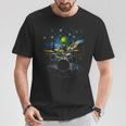 Drum Kit Percussionist Drummer Van Gogh Alien Playing Drums T-Shirt Unique Gifts Drum Kit Percussionist Drummer Van Gogh Alien Playing Drums T-Shirt Unique Gifts