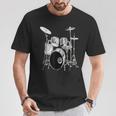 Drums Drum Kit Music T-Shirt Unique Gifts Drums Drum Kit Music T-Shirt Unique Gifts