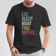 Eat Sleep Muay Thai Repeat Thai Boxing T-Shirt Unique Gifts