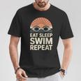 Eat Sleep Swim Repeat Swimmer Swimming T-Shirt Unique Gifts Eat Sleep Swim Repeat Swimmer Swimming T-Shirt Unique Gifts
