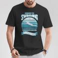 Here's To Swimming With Bow Legged Women Distressed Look T-Shirt Unique Gifts Here's To Swimming With Bow Legged Women Distressed Look T-Shirt Unique Gifts