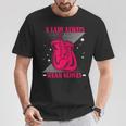 A Lady Always Wear Gloves Kickboxer Fan Muay Thai Boxing T-Shirt Unique Gifts