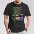 Love Many Trust Few Always Paddle Your Own Canoe Canoes T-Shirt Unique Gifts