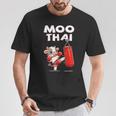Moo Thai Muay Thai Cow Thai Boxing For Kids Muay Thai T-Shirt Unique Gifts Moo Thai Muay Thai Cow Thai Boxing For Kids Muay Thai T-Shirt Unique Gifts