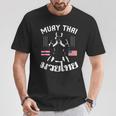 Muay Thai American Flag Martial Arts Thai Boxing Coach T-Shirt Unique Gifts