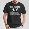 Muay Thai Dad Definition Muay Thai Father T-Shirt Unique Gifts