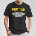 Muay Thai Martial Arts Combat Sports T-Shirt Unique Gifts