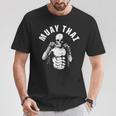 Muay Thai Skeleton Fighter MMA Club Coach Martial Arts Fight T-Shirt Unique Gifts Muay Thai Skeleton Fighter MMA Club Coach Martial Arts Fight T-Shirt Unique Gifts