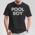 Pool Boy Saying Swim Cool Swimmer Swimming Pool T-Shirt Unique Gifts
