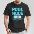 Pool Mode On Summer Swimming Vacation T-Shirt Unique Gifts