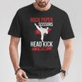 Rock Paper Scissors Head Kick I Win Muay Thai T-Shirt Unique Gifts Rock Paper Scissors Head Kick I Win Muay Thai T-Shirt Unique Gifts