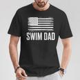 Swim Dad Art For Dad Father Men Swim Team Dad Swimming Coach T-Shirt Unique Gifts