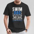Swim Dad Definition Dad Of A Swimmer Father Swimming Dad T-Shirt Unique Gifts