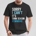 Swim Season Swim Dad Of A Swimmer Father Swimming Dad T-Shirt Unique Gifts