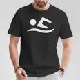 Swimming Silhouette Logo T-Shirt Unique Gifts
