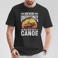 Women's Canoe Old Man T-Shirt Unique Gifts
