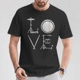 Women's Drum Kit Love Illustration For Music Enthusiasts T-Shirt Unique Gifts Women's Drum Kit Love Illustration For Music Enthusiasts T-Shirt Unique Gifts