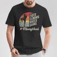 Women's Muay Thai Martial Arts Fighter Retro Vintage Sunset Graphic T-Shirt Unique Gifts