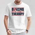 Boxing Less Costly Than Therapy Muay Thai Boxing T-Shirt Unique Gifts