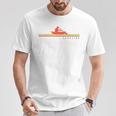 Canoe Canoeing Retro Vintage Canoeing T-Shirt Unique Gifts