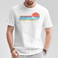 Canoes-Rowing Canoe-Rower Canoeing-Canoeist Vintage Canoes Raglan Baseball Tee T-Shirt Unique Gifts