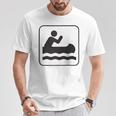 Cool Outdoor Water Sport Canoe Raglan Baseball Tee T-Shirt Unique Gifts