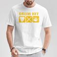 Drum Kit Band Drumming Drumsticks Musical Drums T-Shirt Unique Gifts
