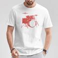 Drum Kit Drummer Band Musical Instrument Rock Music T-Shirt Unique Gifts Drum Kit Drummer Band Musical Instrument Rock Music T-Shirt Unique Gifts