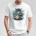 Drum Set Drumming Drummers Drum Kits Music T-Shirt Unique Gifts