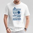 Eat Sleep Swimming Repeat Swimming T-Shirt Unique Gifts