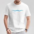 Freestyle Swimming Raglan Baseball Tee T-Shirt Unique Gifts
