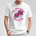 This Girl Knows How To Box Muay Thai Kickboxer Fan Boxing T-Shirt Unique Gifts