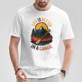 Life Is Better In A Canoe Canoeing Raglan Baseball Tee T-Shirt Unique Gifts
