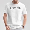 Minimalistic Drum Kit Minimal Raglan Baseball Tee T-Shirt Unique Gifts Minimalistic Drum Kit Minimal Raglan Baseball Tee T-Shirt Unique Gifts