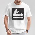 Outdoors Water Sports Canoe Canoeist Raglan Baseball Tee T-Shirt Unique Gifts
