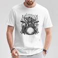 Spaniel Rock Drum Kit T-Shirt Unique Gifts