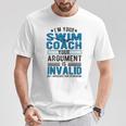 Swim Coach Swimming Coach T-Shirt Unique Gifts
