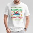 Swimming Christmas Party Swim Swimmer Christmas Ugly Style T-Shirt Unique Gifts Swimming Christmas Party Swim Swimmer Christmas Ugly Style T-Shirt Unique Gifts