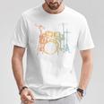 Vintage Drummer Drum Kit T-Shirt Unique Gifts Vintage Drummer Drum Kit T-Shirt Unique Gifts