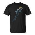 Beautiful Colors Swimming Hammerhead Shark Lovers T-Shirt, trending gift