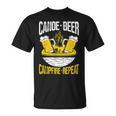 Canoe Beer Campfire Repeat Kayak Canoe T-Shirt, trending gift