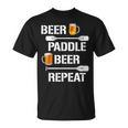 Canoe Kayak Tees Beer Paddle Repeat T-Shirt T-Shirt, trending gift