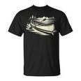 Canoe Tripper Loading Portage Pack First Light T-Shirt, trending gift