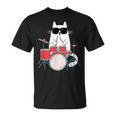 Cat Wearing Sunglasses Playing Drums Drum Kit Musician T-Shirt, trending gift Cat Wearing Sunglasses Playing Drums Drum Kit Musician T-Shirt, trending gift