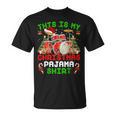 This Is My Christmas Pajama Shirt Drum Kit Christmas T-Shirt, trending gift