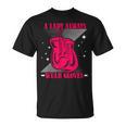 A Lady Always Wear Gloves Kickboxer Fan Muay Thai Boxing T-Shirt, trending gift