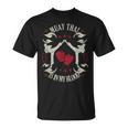 Muay Thai Is In My Blood Traditional Fighters Thai Boxing T-Shirt, trending gift